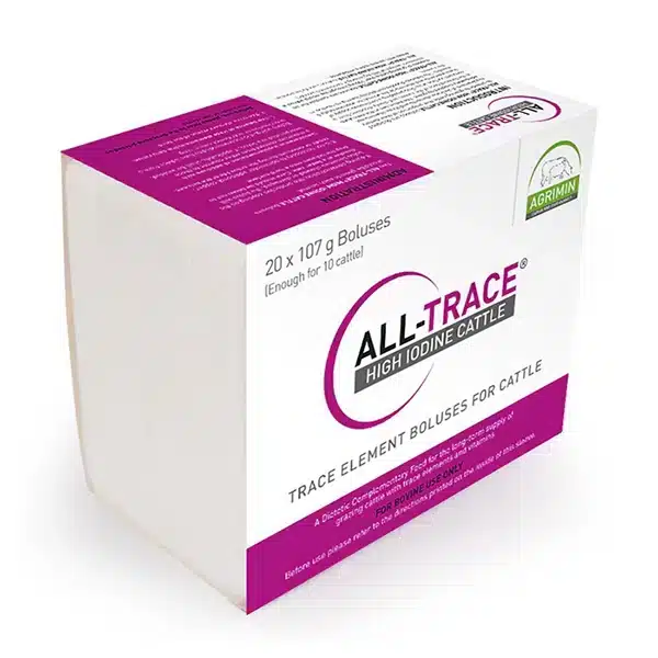 ALLTRACE High Iodine Cattle Bolus pack of 20