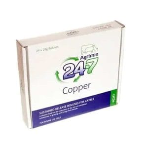 AGRIMIN 24/7 COPPER Cattle Bolus Pack of 24
