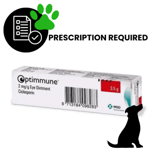 Optimmune Eye Ointment for Dogs 2mg/g