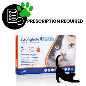 Stronghold PLUS 30mg/5mg Spot-On Flea and Tick Treatment for Medium Weight Cats