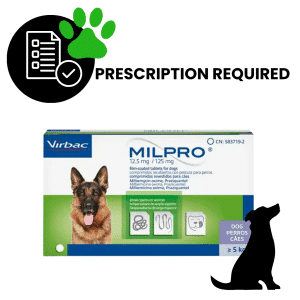 Milpro Worming Tablet for Dogs (12.5mg/125mg)