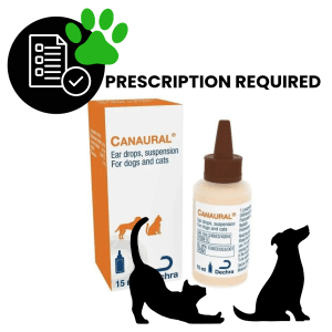Canaural Ear Drops for Dogs and Cats