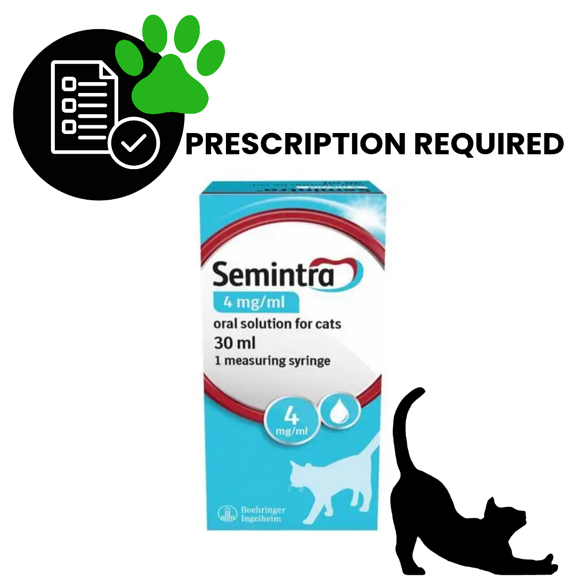 Semintra 4mg/ml Oral Solution for Cats 30ml